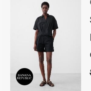 NWT Collared Wrap Popover Top - L